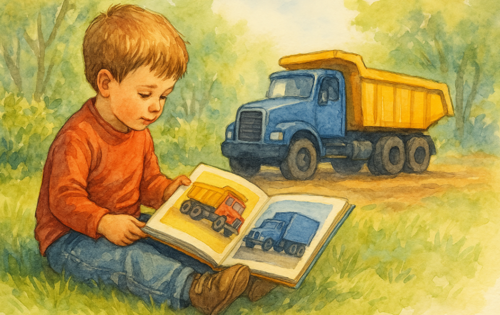Livre de camions pour les enfants